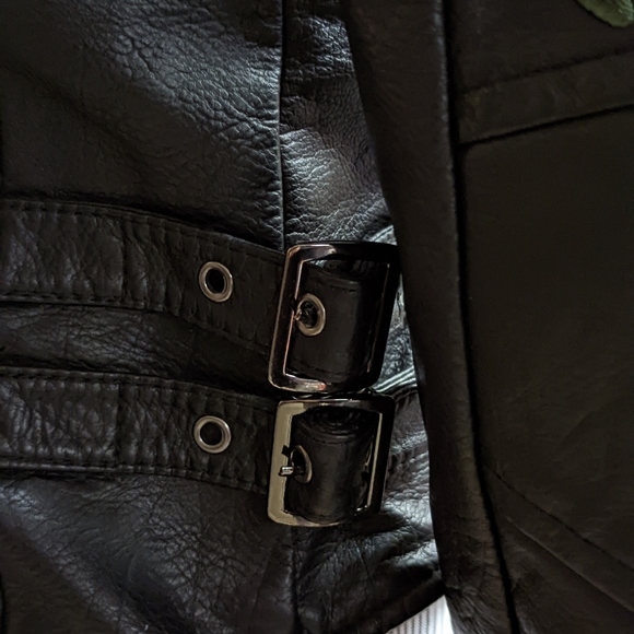 Blank NYC Luxe Vegan Leather Moto Jacket XS - Picture 4 of 6